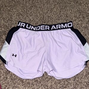 Under Armour Women's Light Purple Athletic Shorts